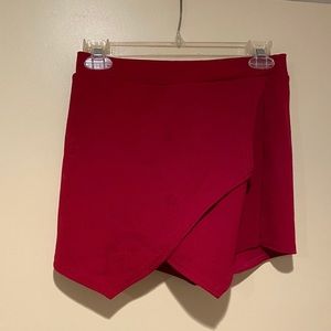 Red Skort